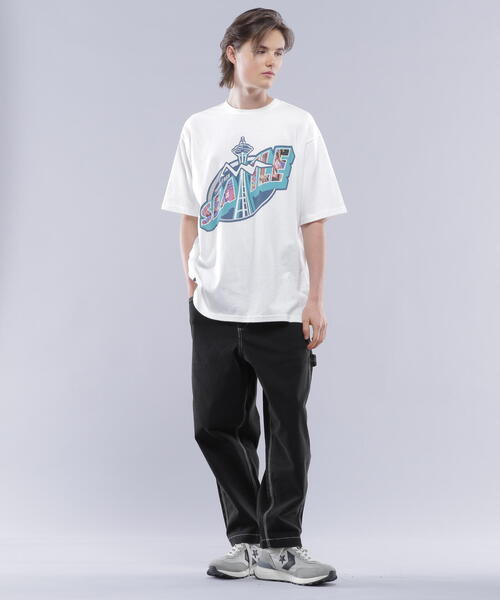 MANASTASH（マナスタッシュ）の「MANASTASH/マナスタッシュ  RE:CTN TEE ESSENTIAL /Tシャツ（Tシャツ/カットソー・メンズ・ホワイト/ブラック/バイオレット・L/M/XL/S）」の7枚目の写真
