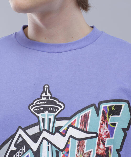MANASTASH（マナスタッシュ）の「MANASTASH/マナスタッシュ  RE:CTN TEE ESSENTIAL /Tシャツ（Tシャツ/カットソー・メンズ・ホワイト/ブラック/バイオレット・L/M/XL/S）」の12枚目の写真