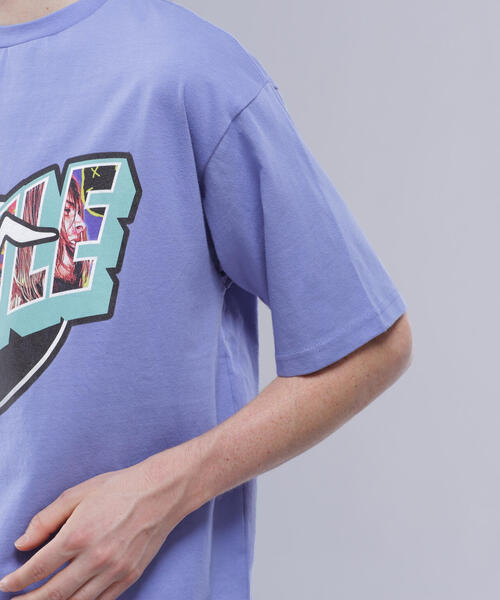MANASTASH（マナスタッシュ）の「MANASTASH/マナスタッシュ  RE:CTN TEE ESSENTIAL /Tシャツ（Tシャツ/カットソー・メンズ・ホワイト/ブラック/バイオレット・L/M/XL/S）」の15枚目の写真