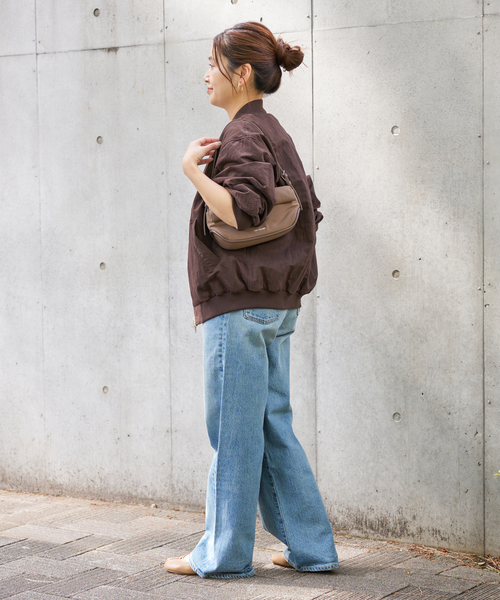 JOURNAL STANDARD(ジャーナルスタンダード)の「【洗える】Light MA-1(MA-1・レディース・ブラウン/カーキ・FREE)」の21枚目の写真