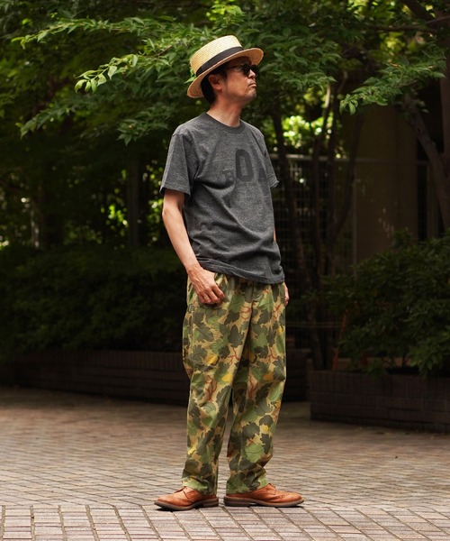 BROOKLYN OVERALL(ブルックリンオーバーオール)の「BOAプリントTシャツ(Tシャツ/カットソー・メンズ・オートミール/チャコールグレー・MEDIUM/LARGE/SMALL)」の12枚目の写真