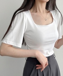 ショルダーギャザー 半袖Tシャツ