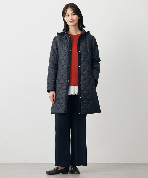 J.PRESS Ladies(J.プレス レディス)の「ダンボールジャージー プルオーバー(Tシャツ/カットソー・レディース・ブラック系/グレー系/オレンジ系/ライトグレー系・SMALL)」の16枚目の写真