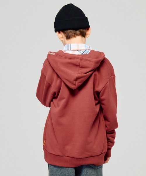 KRIFF MAYER Kid's Collection(クリフメイヤーキッズコレクション)の「【裏毛】ロゴ刺繍パーカー(パーカー・キッズ・ブルー/ブラック/グレー/レンガ・150/140/130/120/170/160)」の8枚目の写真