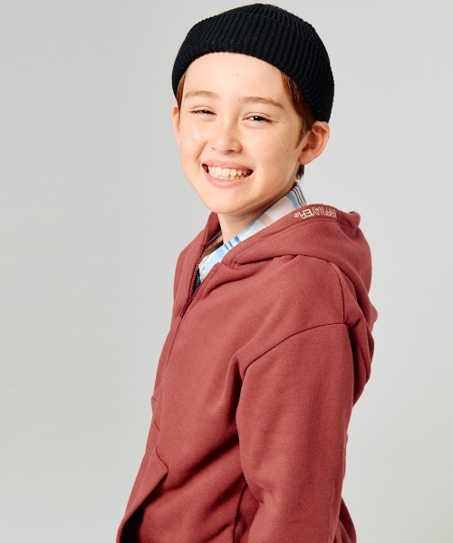 KRIFF MAYER Kid's Collection(クリフメイヤーキッズコレクション)の「【裏毛】ロゴ刺繍パーカー(パーカー・キッズ・ブルー/ブラック/グレー/レンガ・150/140/130/120/170/160)」の12枚目の写真