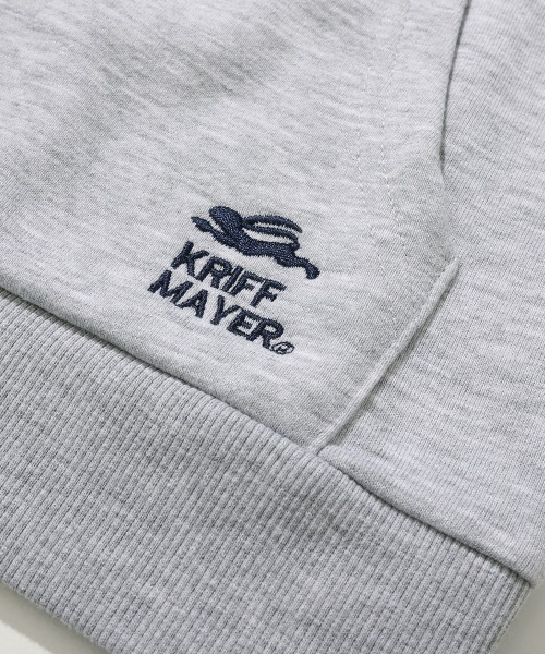 KRIFF MAYER Kid's Collection(クリフメイヤーキッズコレクション)の「【裏毛】ロゴ刺繍パーカー(パーカー・キッズ・ブルー/ブラック/グレー/レンガ・150/140/130/120/170/160)」の15枚目の写真