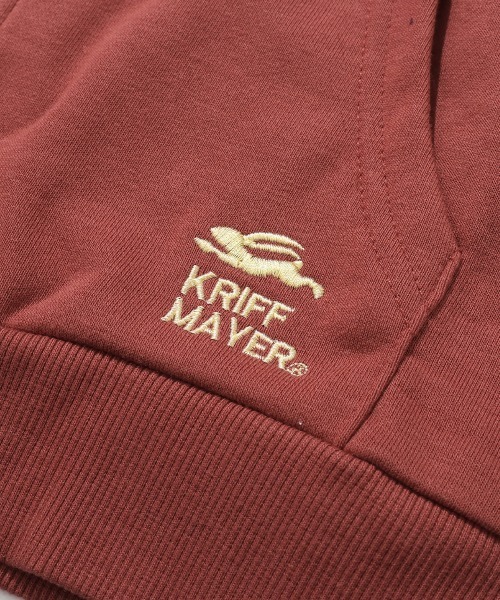 KRIFF MAYER Kid's Collection(クリフメイヤーキッズコレクション)の「【裏毛】ロゴ刺繍パーカー(パーカー・キッズ・ブルー/ブラック/グレー/レンガ・150/140/130/120/170/160)」の21枚目の写真