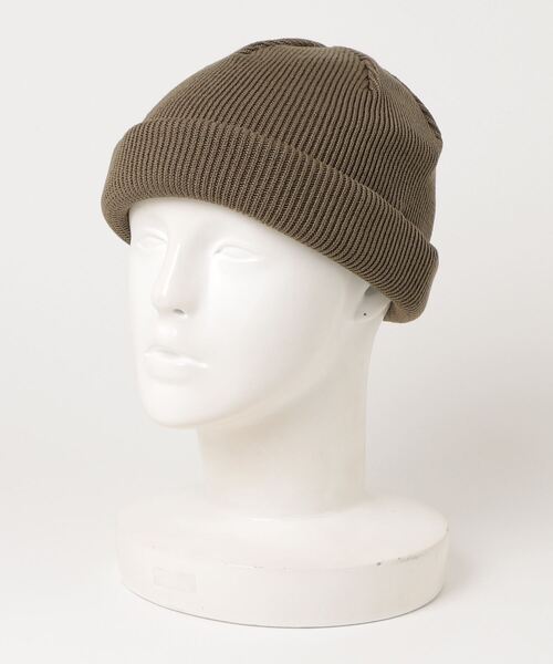 STUDIOUS（ステュディオス）の「Roll Knit Cap（ニットキャップ/ビーニー・メンズ・ダークグリーン/オレンジ/ブラック/グレー・FREE）」の18枚目の写真