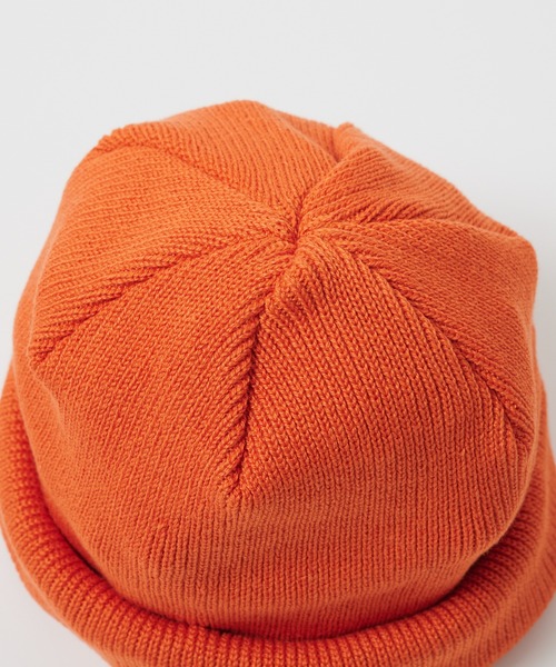 STUDIOUS（ステュディオス）の「Roll Knit Cap（ニットキャップ/ビーニー・メンズ・ダークグリーン/オレンジ/ブラック/グレー・FREE）」の14枚目の写真