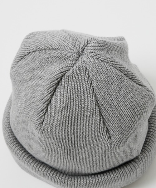 STUDIOUS（ステュディオス）の「Roll Knit Cap（ニットキャップ/ビーニー・メンズ・ダークグリーン/オレンジ/ブラック/グレー・FREE）」の11枚目の写真