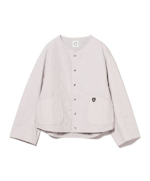 Ray BEAMS(レイビームス)の「ORCIVAL / インサレーション キルティング ブルゾン(ブルゾン・レディース・ネイビー/オフホワイト・2/1)」の13枚目の写真