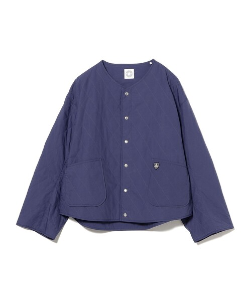 Ray BEAMS(レイビームス)の「ORCIVAL / インサレーション キルティング ブルゾン(ブルゾン・レディース・ネイビー/オフホワイト・2/1)」の17枚目の写真