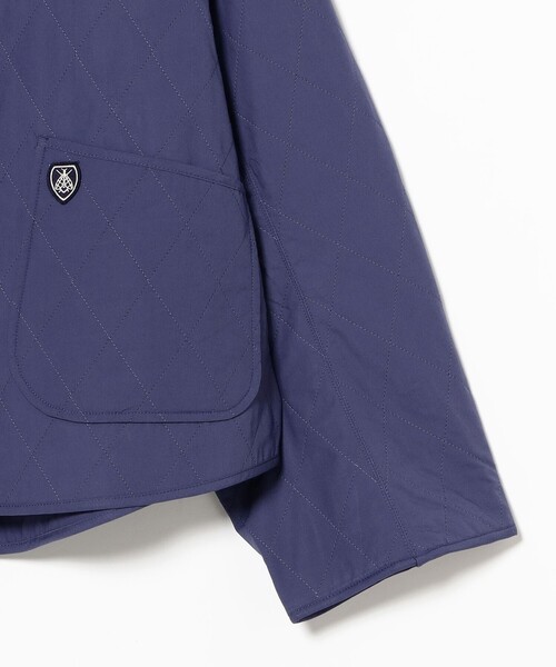 Ray BEAMS(レイビームス)の「ORCIVAL / インサレーション キルティング ブルゾン(ブルゾン・レディース・ネイビー/オフホワイト・2/1)」の19枚目の写真