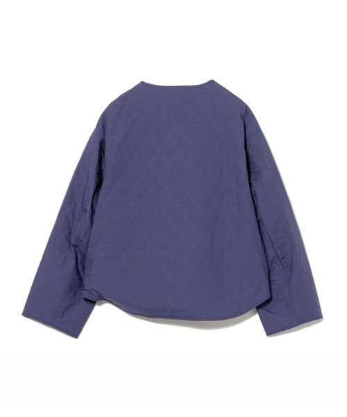 Ray BEAMS(レイビームス)の「ORCIVAL / インサレーション キルティング ブルゾン(ブルゾン・レディース・ネイビー/オフホワイト・2/1)」の21枚目の写真