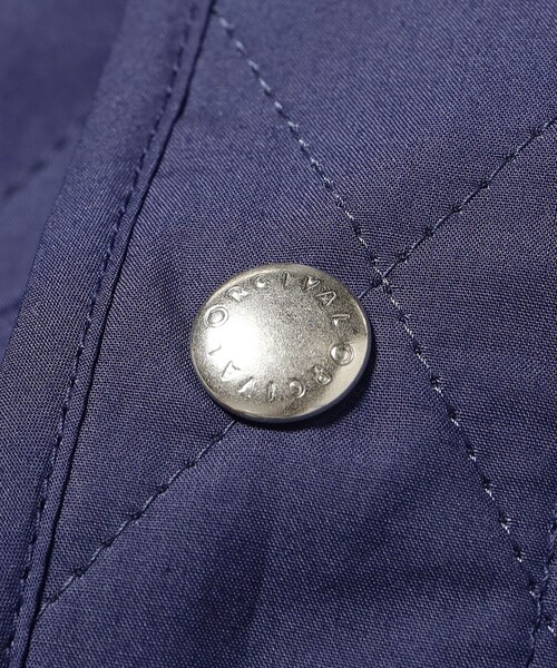 Ray BEAMS(レイビームス)の「ORCIVAL / インサレーション キルティング ブルゾン(ブルゾン・レディース・ネイビー/オフホワイト・2/1)」の22枚目の写真