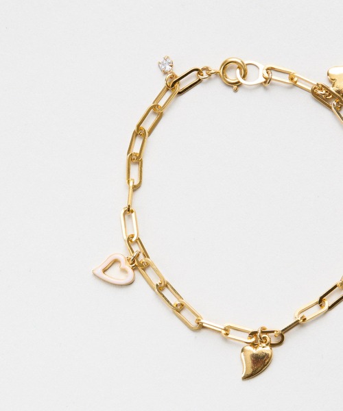 LAPUIS(ラピュイ)の「LAPUIS(ラピュイ) Amuse Heart bracelet A(ブレスレット・レディース・ホワイト/ブラック・FREE)」の9枚目の写真