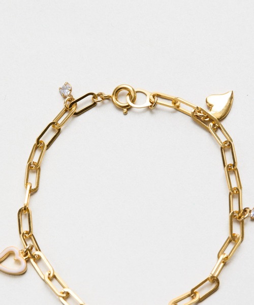 LAPUIS(ラピュイ)の「LAPUIS(ラピュイ) Amuse Heart bracelet A(ブレスレット・レディース・ホワイト/ブラック・FREE)」の10枚目の写真