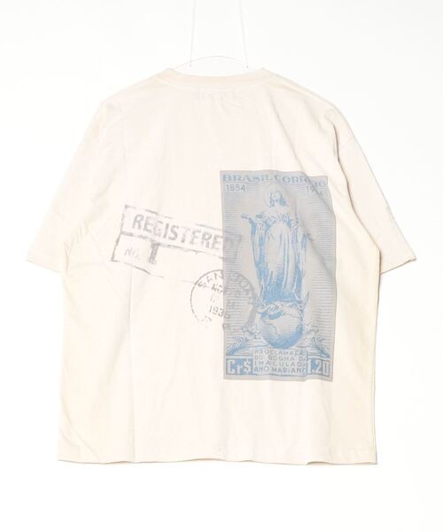 many men many mind（メニーメンメニーマインド）の「many men many mind/スプレー染めカジノ柄プリントTEE（Tシャツ/カットソー・メンズ・ブラック系2/ブラック系1/ブラック/アイボリー/ホワイト系2/ホワイト系1・LARGE/X-LARGE/MEDIUM）」の22枚目の写真