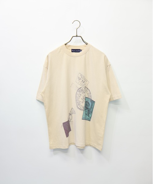 many men many mind（メニーメンメニーマインド）の「many men many mind/スプレー染めカジノ柄プリントTEE（Tシャツ/カットソー・メンズ・ブラック系2/ブラック系1/ブラック/アイボリー/ホワイト系2/ホワイト系1・LARGE/X-LARGE/MEDIUM）」の2枚目の写真