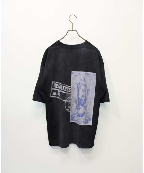 many men many mind（メニーメンメニーマインド）の「many men many mind/スプレー染めカジノ柄プリントTEE（Tシャツ/カットソー・メンズ・ブラック系2/ブラック系1/ブラック/アイボリー/ホワイト系2/ホワイト系1・LARGE/X-LARGE/MEDIUM）」の8枚目の写真