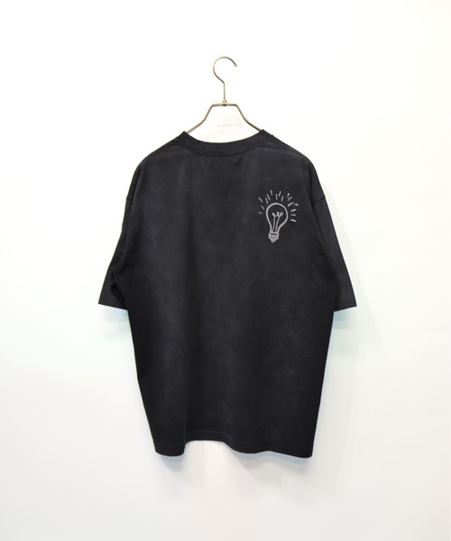many men many mind（メニーメンメニーマインド）の「many men many mind/スプレー染めカジノ柄プリントTEE（Tシャツ/カットソー・メンズ・ブラック系2/ブラック系1/ブラック/アイボリー/ホワイト系2/ホワイト系1・LARGE/X-LARGE/MEDIUM）」の15枚目の写真