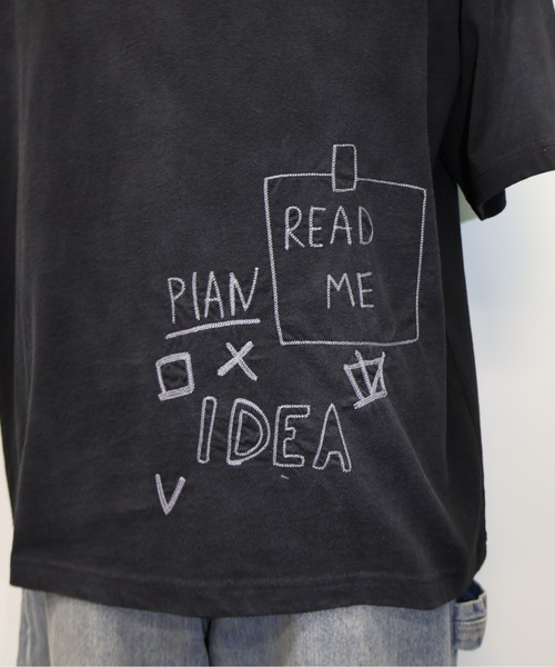 many men many mind（メニーメンメニーマインド）の「many men many mind/スプレー染めカジノ柄プリントTEE（Tシャツ/カットソー・メンズ・ブラック系2/ブラック系1/ブラック/アイボリー/ホワイト系2/ホワイト系1・LARGE/X-LARGE/MEDIUM）」の11枚目の写真