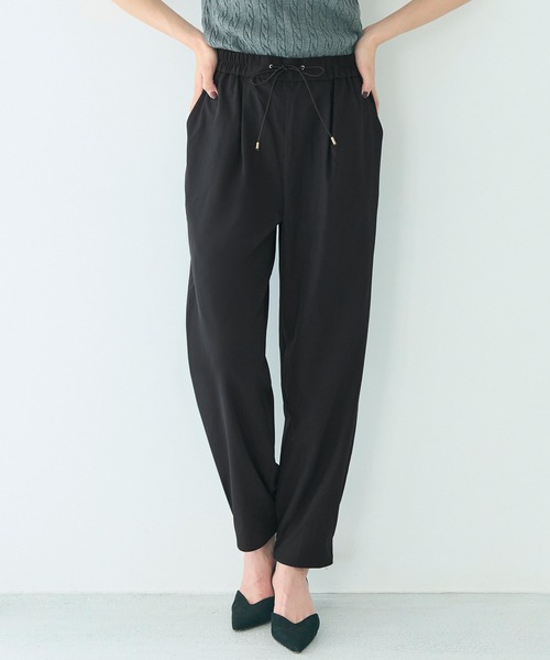 coca(coca)(コカ)の「【WEB限定セール】UVカットアクティブジョガーパンツ(その他パンツ・レディース・ネイビー/ブラック・L/S/M)」の2枚目の写真