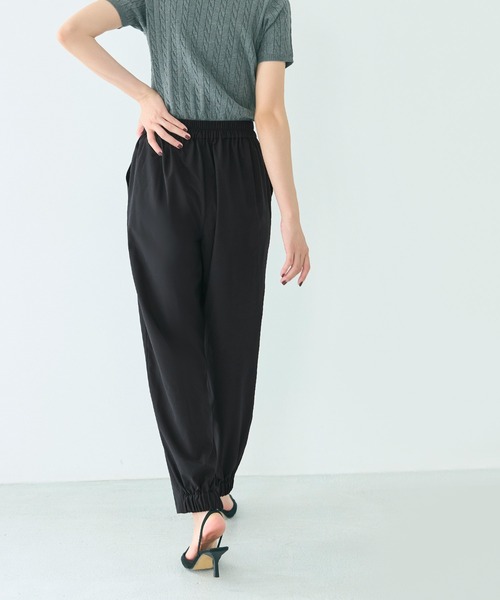 coca(coca)(コカ)の「【WEB限定セール】UVカットアクティブジョガーパンツ(その他パンツ・レディース・ネイビー/ブラック・L/S/M)」の6枚目の写真