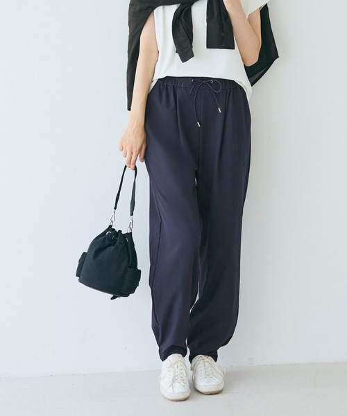 coca(coca)(コカ)の「【WEB限定セール】UVカットアクティブジョガーパンツ(その他パンツ・レディース・ネイビー/ブラック・L/S/M)」の13枚目の写真