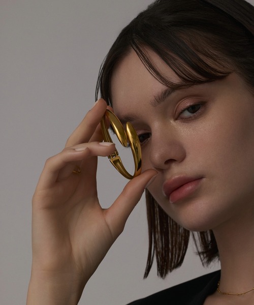 CENE（セネ）の「【CENE】セネ/フレックスバングル（ブレスレット・レディース・シルバー/ゴールド・FREE）」の5枚目の写真