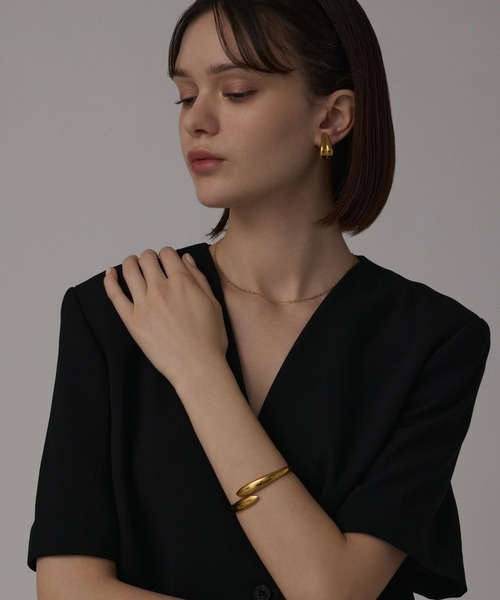 CENE（セネ）の「【CENE】セネ/フレックスバングル（ブレスレット・レディース・シルバー/ゴールド・FREE）」の7枚目の写真