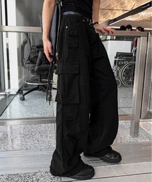【COSYHARU】Multi Cargo Long Line Pants multi pocket cargo denim pants - COSYHARU | 60% - Asian