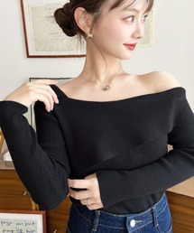 Pachman 黒 オフショルダー フレアトップス Amazon | [WANSHIX] オフショルダー トップス レディース