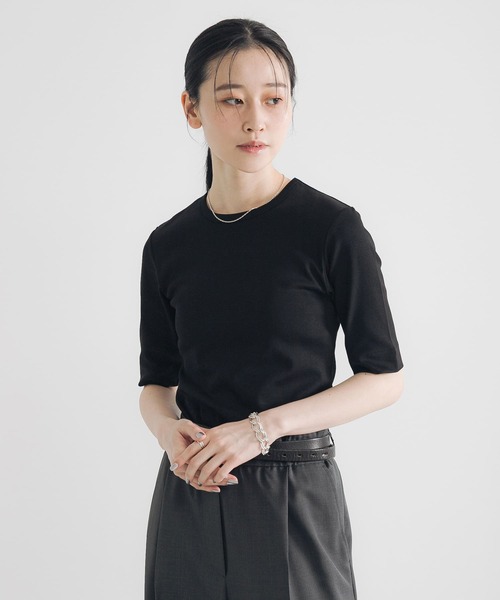 汗ジミ防止ハーフスリーブカットソー（Tシャツ/カットソー