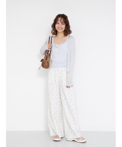 JUMELLE（ジュメロ）の「シアーカラーカーデイガン（カーディガン/ボレロ・レディース・ホワイト/ピンク/ブルー・FREE）」の18枚目の写真