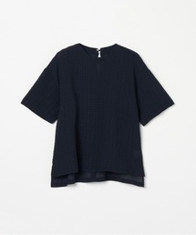 SHEERSUCKER TEE BLOUSE