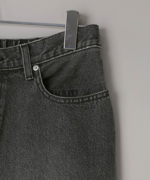 LOWRYS FARM（ローリーズファーム）の「【LFM(U)】デニムバギーパンツ　 571357（デニムパンツ・メンズ・ブラック/ブルー・MEDIUM/LARGE）」の20枚目の写真