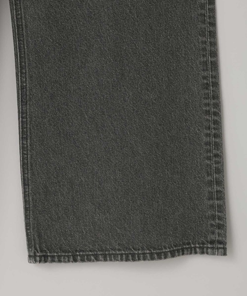 LOWRYS FARM（ローリーズファーム）の「【LFM(U)】デニムバギーパンツ　 571357（デニムパンツ・メンズ・ブラック/ブルー・MEDIUM/LARGE）」の21枚目の写真