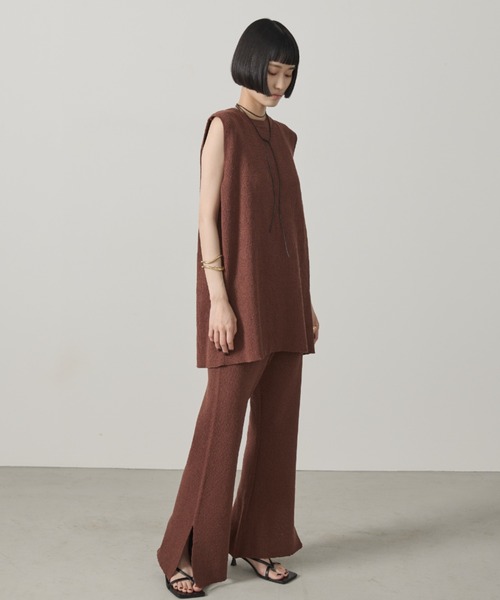 AIC.(エーアイシー)の「ミニループバックオープンニットトップス/セットアップ可能(その他トップス・レディース・ブラウン/アイボリー/ブラック・FREE)」の20枚目の写真