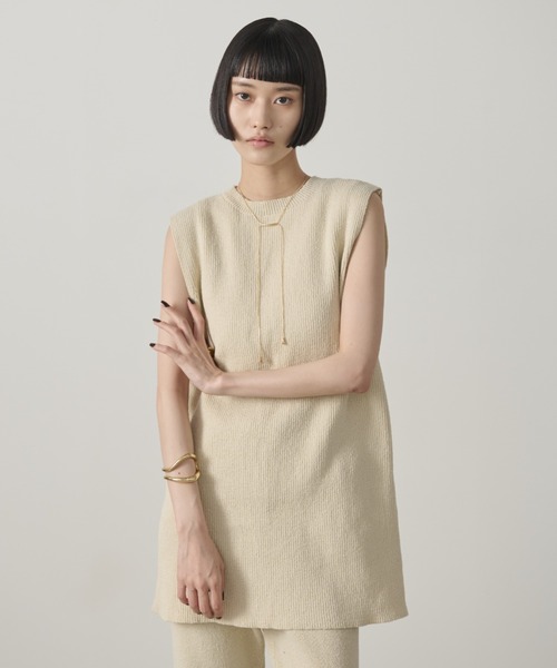 AIC.(エーアイシー)の「ミニループバックオープンニットトップス/セットアップ可能(その他トップス・レディース・ブラウン/アイボリー/ブラック・FREE)」の22枚目の写真