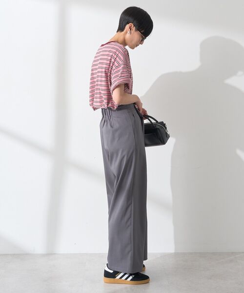 AMERICAN HOLIC（アメリカンホリック）の「レトロボーダープルオーバー（Tシャツ/カットソー・レディース・ブラック/アイボリー/グレー/ピンク/パープル・M/L）」の18枚目の写真