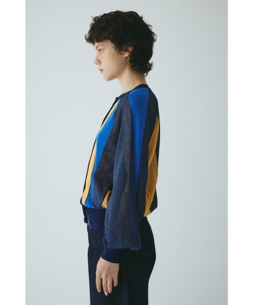 HeRIN.CYE(ヘリンドットサイ)の「Sukashi round cardigan スカシラウンドカーディガン(カーディガン/ボレロ・レディース・ブルー系その他3/グレー系その他・FREE)」の7枚目の写真