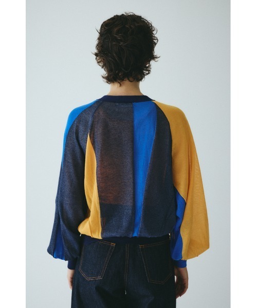 HeRIN.CYE(ヘリンドットサイ)の「Sukashi round cardigan スカシラウンドカーディガン(カーディガン/ボレロ・レディース・ブルー系その他3/グレー系その他・FREE)」の8枚目の写真