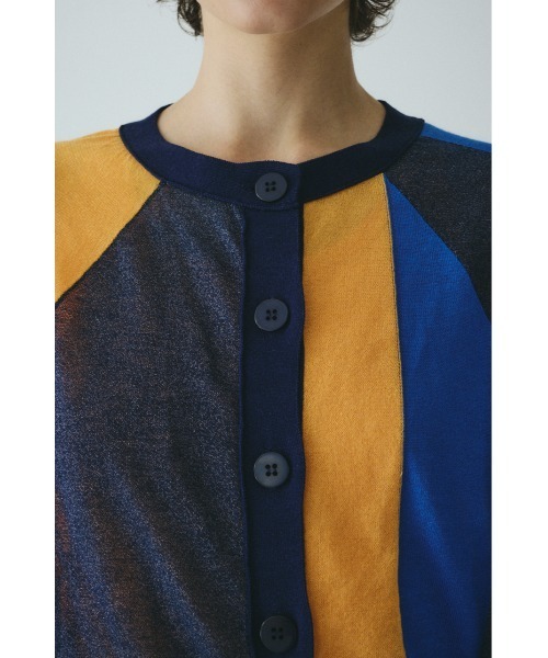 HeRIN.CYE(ヘリンドットサイ)の「Sukashi round cardigan スカシラウンドカーディガン(カーディガン/ボレロ・レディース・ブルー系その他3/グレー系その他・FREE)」の10枚目の写真