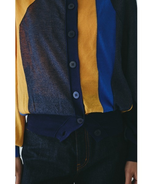 HeRIN.CYE(ヘリンドットサイ)の「Sukashi round cardigan スカシラウンドカーディガン(カーディガン/ボレロ・レディース・ブルー系その他3/グレー系その他・FREE)」の11枚目の写真