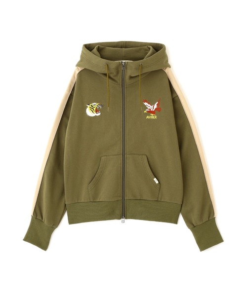 AVIREX(アヴィレックス)の「《SOUVENIR COLLECTION》SATIN SKA COMBI PARKA(パーカー・レディース・オリーブ/グレー/ブラック・M/S)」の13枚目の写真
