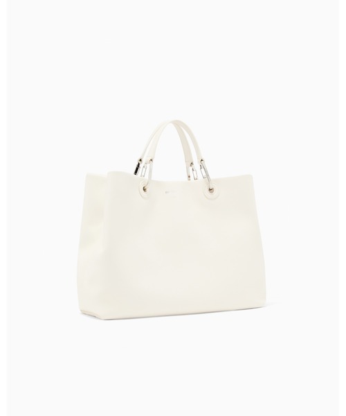 EMPORIO ARMANI(エンポリオアルマーニ)の「【エンポリオ アルマーニ】MyEA ショッパー ナッパレザー ミディアム(トートバッグ・レディース・ネイビー/ブラック/オフホワイト・FREE)」の15枚目の写真