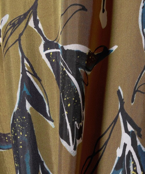 SACRA（サクラ）の「＜SACRA＞FLORA プリント イージーパンツ（その他パンツ・レディース・オリーブ/ベージュ・36/38）」の9枚目の写真