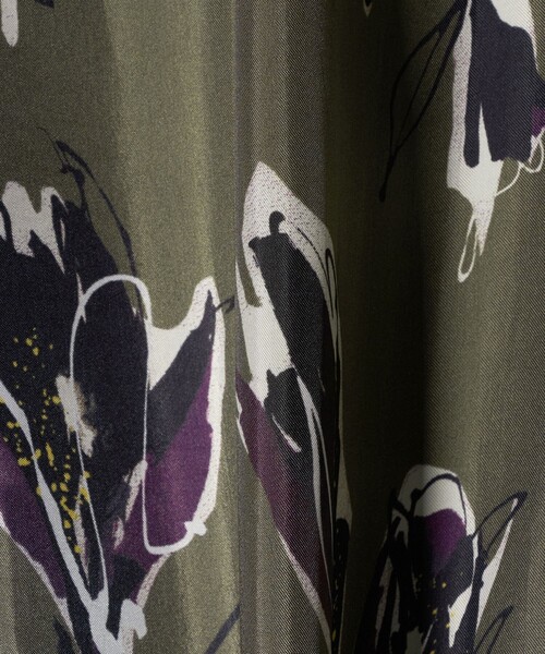 SACRA（サクラ）の「＜SACRA＞FLORA プリント イージーパンツ（その他パンツ・レディース・オリーブ/ベージュ・36/38）」の13枚目の写真