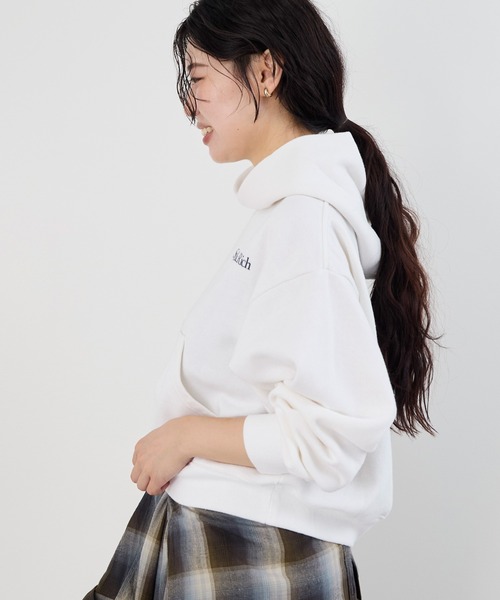 SPORTY&RICH(スポーティアンドリッチ)の「【SPORTY & RICH】クロップドフーディ-Soft Cropped Hoodie(パーカー・レディース・ホワイト・S)」の13枚目の写真